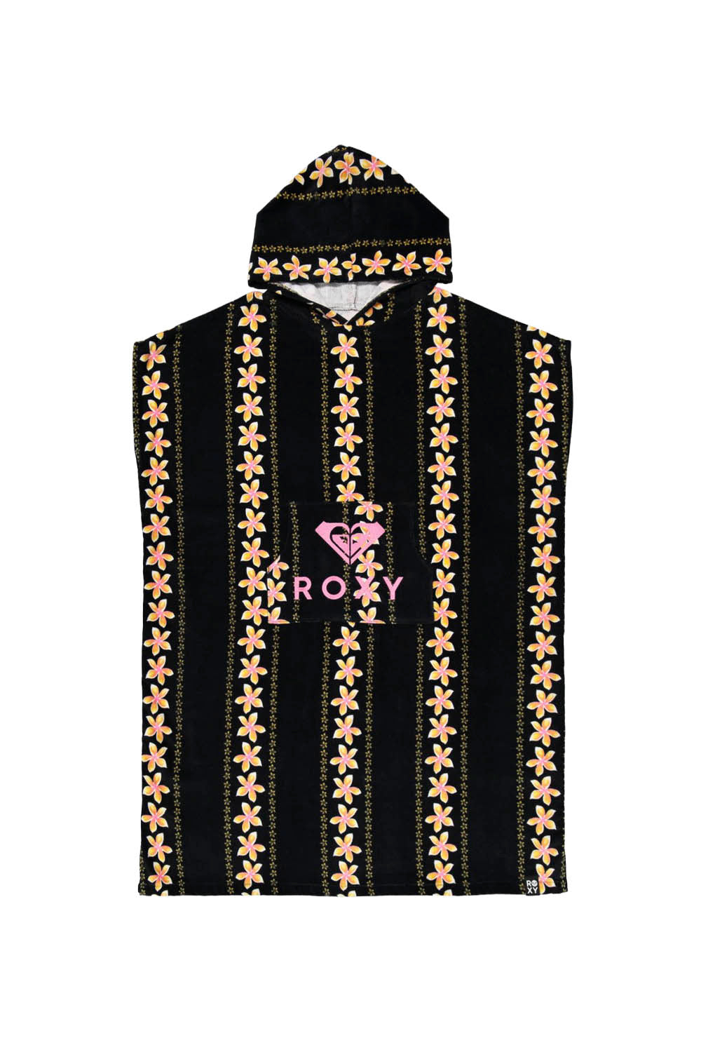 ROXY - STAY MAGICAL PRINTED HOODED TOWEL - HIBISCUS STRIPES