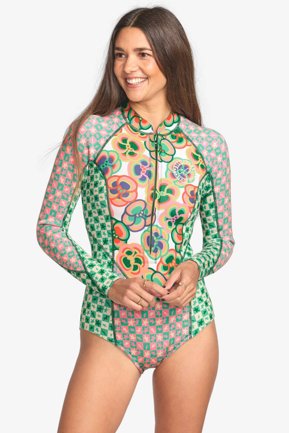BILLABONG - MAMIWATA - 2/2MM - FRONT ZIP - EMERALD GREEN - WOMAN