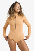 BILLABONG - SALTY DAYZ NATURAL - 2/2MM - FRONT ZIP - TANGERINE - WOMAN