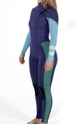 HURLEY - ADVANT - 3/2MM - FRONT ZIP - PURPLE/LIGHT BLUE - WOMAN