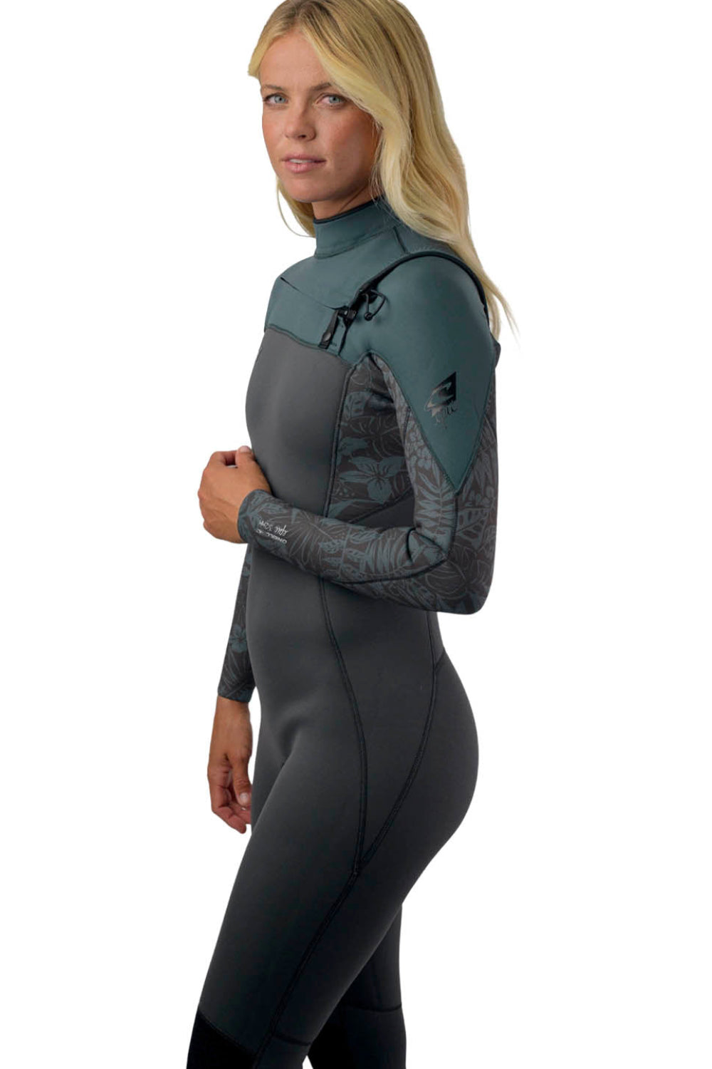 O´NEILL - EPIC - 3/2MM - CHEST ZIP - TEMPERED STEEL/SHADED ISLAND SKY - WOMAN