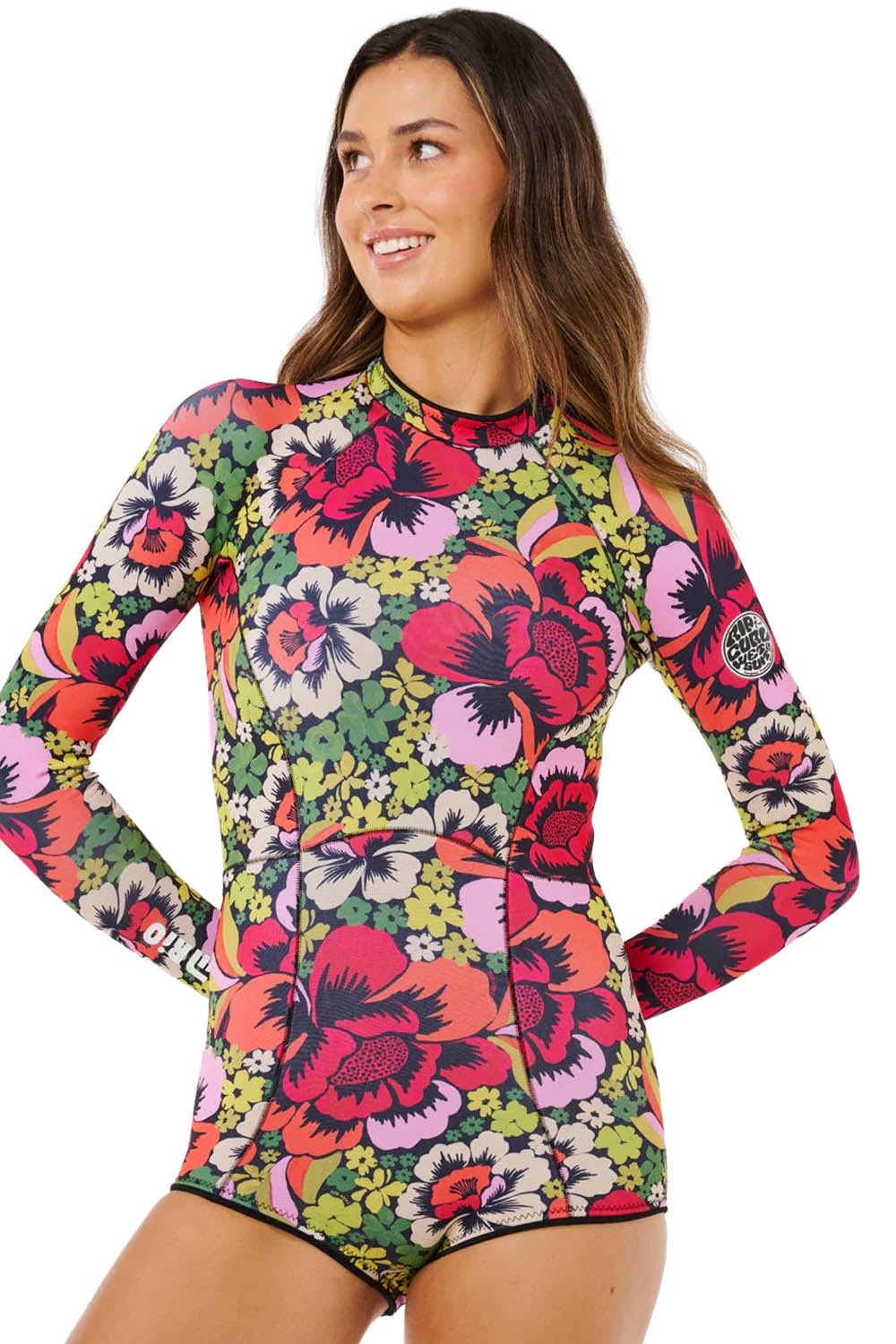 RIP CURL - G-BOMB - 1.5MM - BACK ZIP - BLOOM - WOMAN