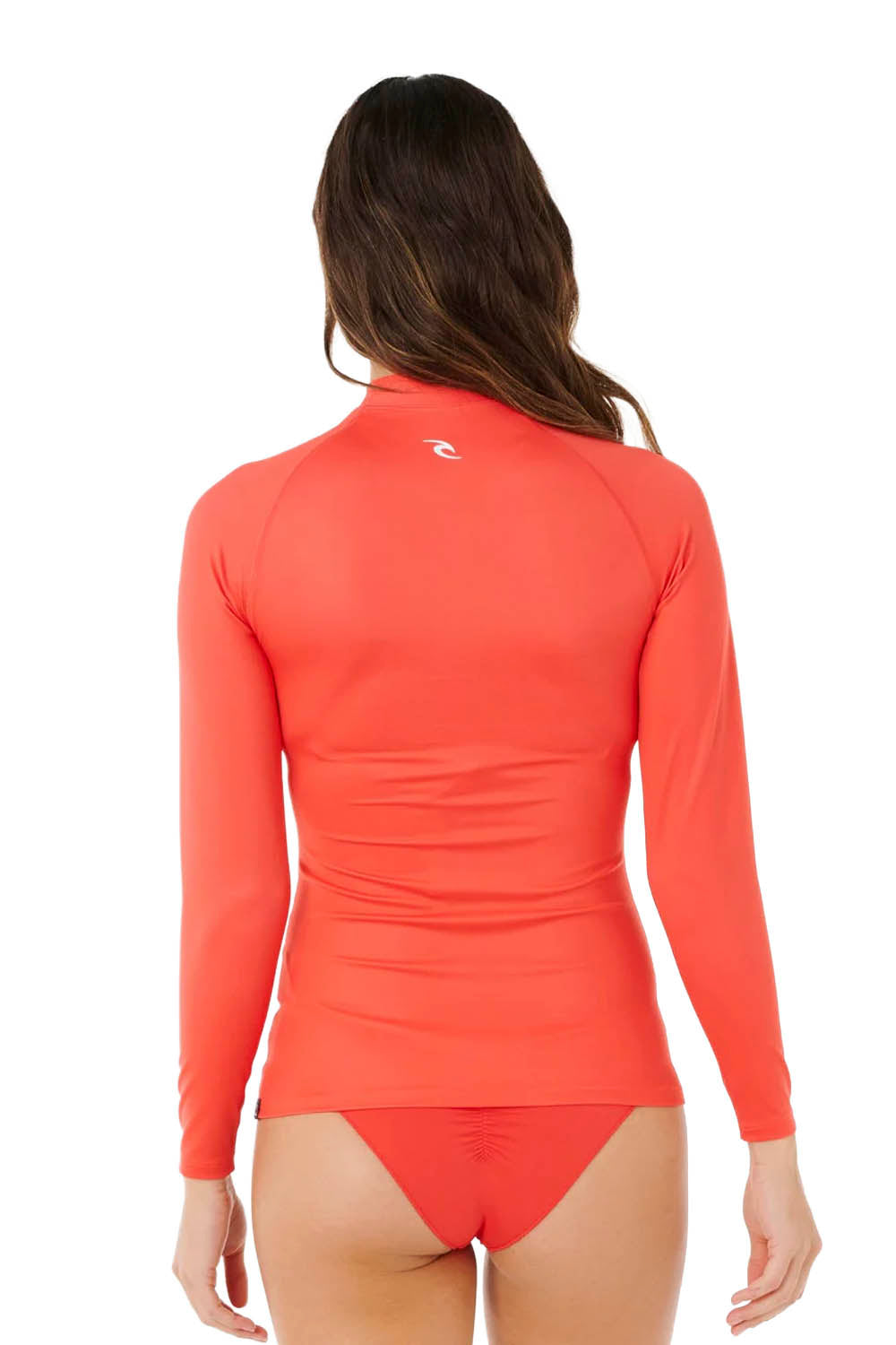 RIP CURL - CLASSIC SURF UPF RASHGUARD - LONG SLEEVE - RED - WOMAN