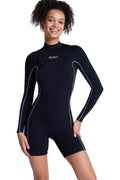 ROXY - ELITE EXTRA STRETCH - 2/2MM - FRONT ZIP - BLACK - WOMAN