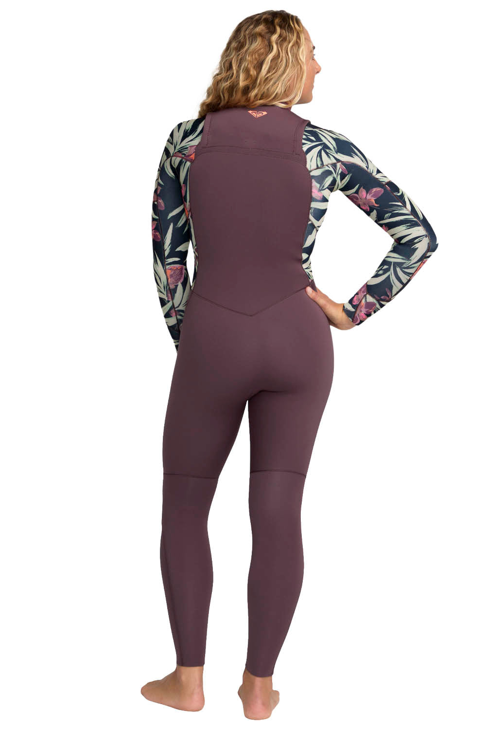 ROXY - SWELL NATURAL -3/2MM - CHEST ZIP - BLACK MULTI - WOMAN