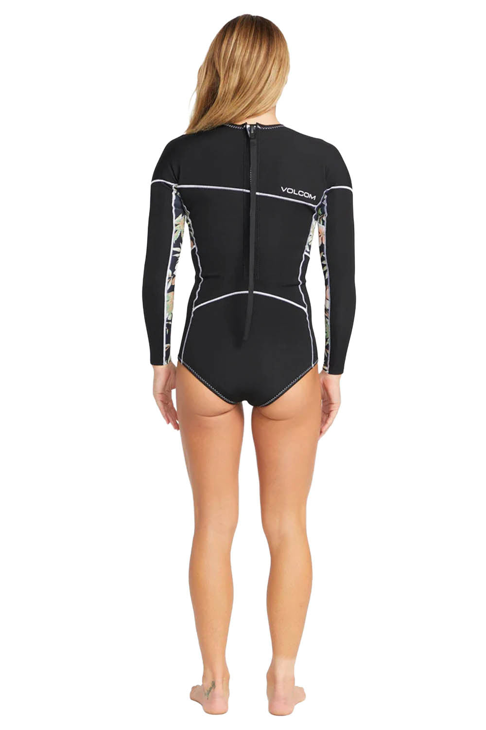 VOLCOM - SPRINGSUIT - 1MM - BACK ZIP - BLACK - WOMAN