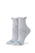 STANCE - RUFFLE ICON QUARTER - HEATHER GREY